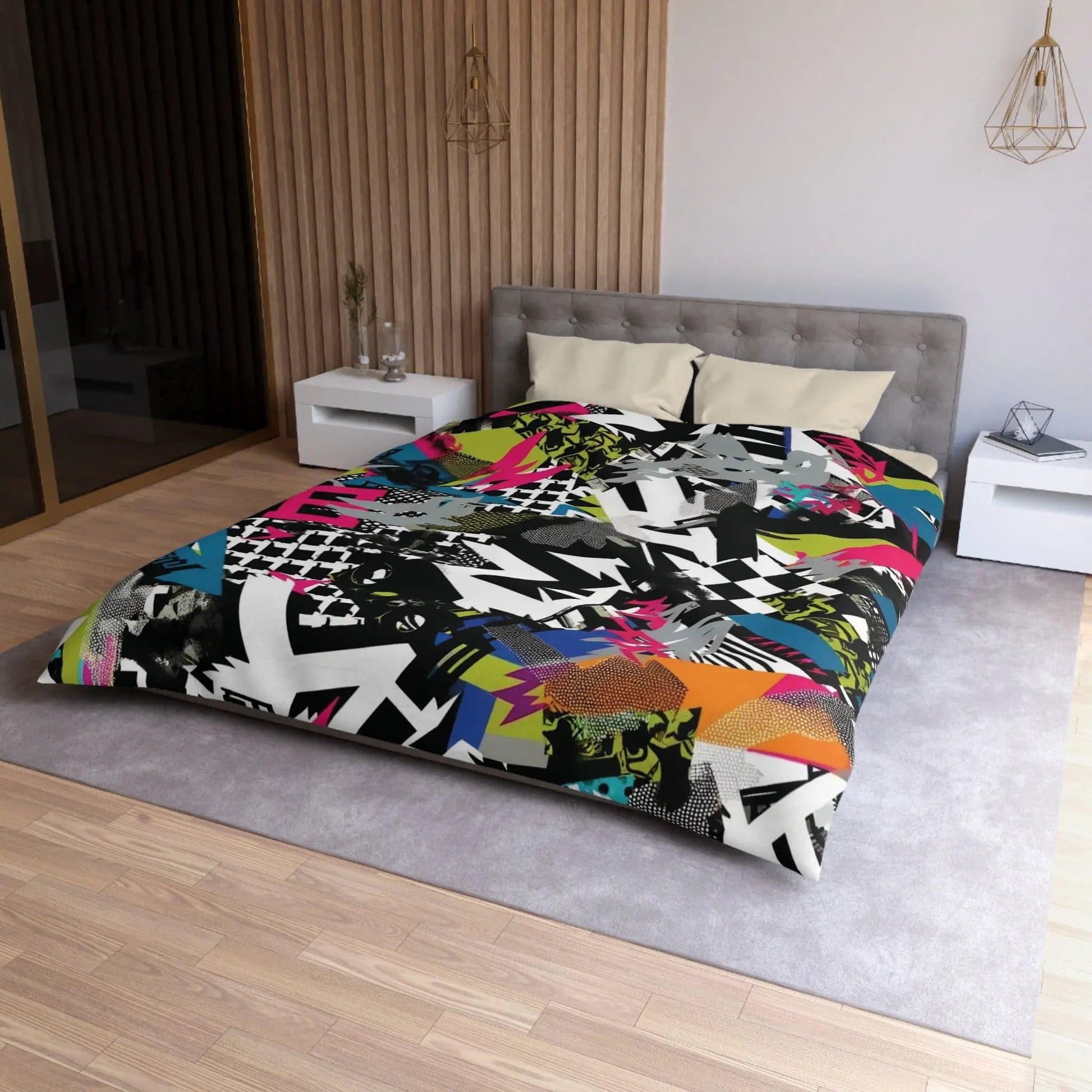 Microfiber Duvet Cover Grafitic - NOVINC