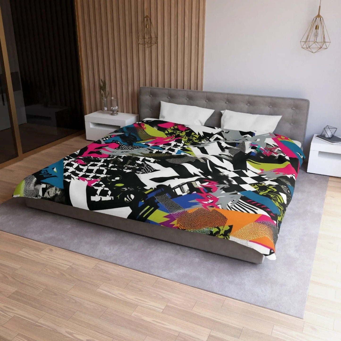 Microfiber Duvet Cover Grafitic - NOVINC