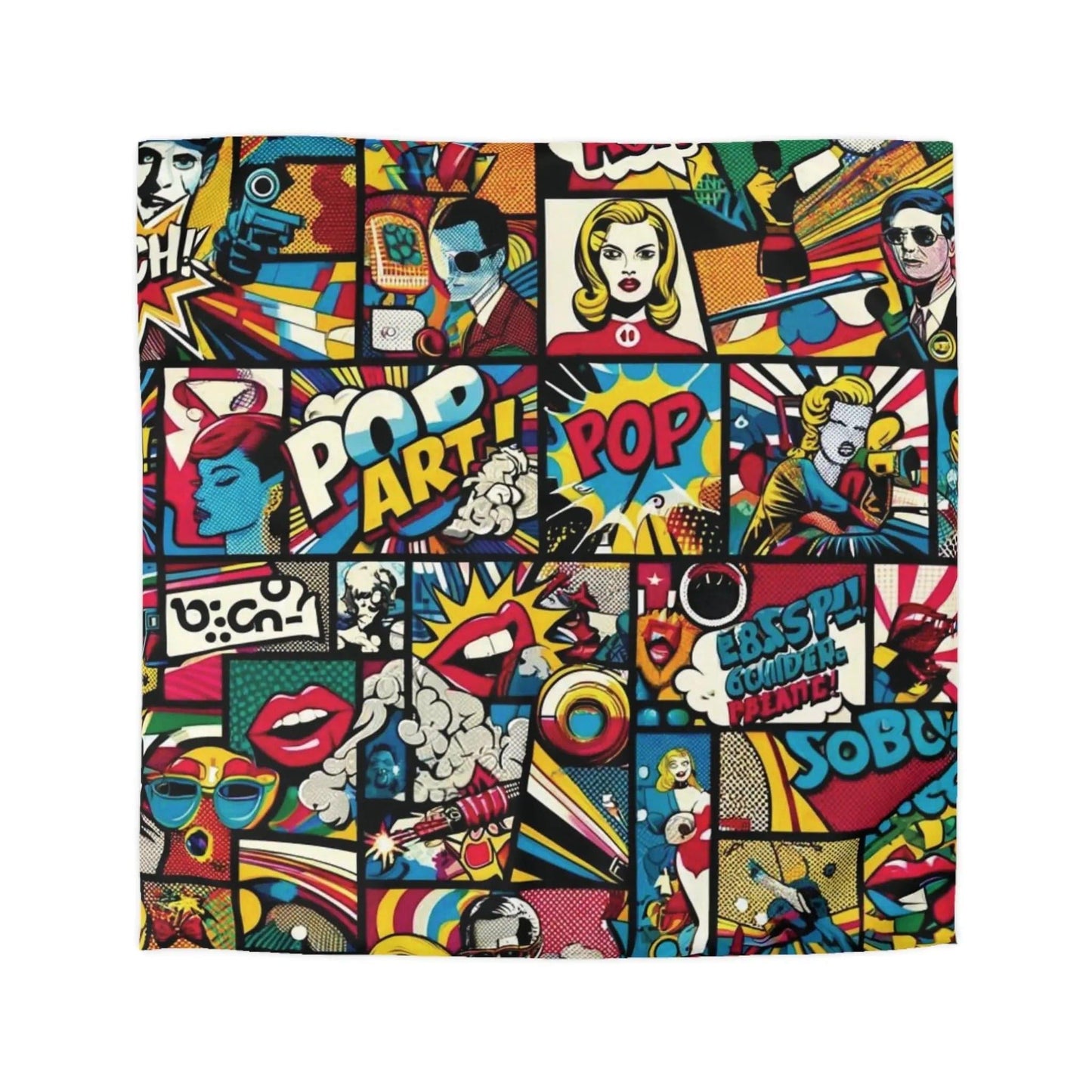 Microfiber Duvet Cover Popart - NOVINC