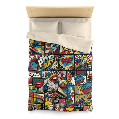 Microfiber Duvet Cover Popart - NOVINC