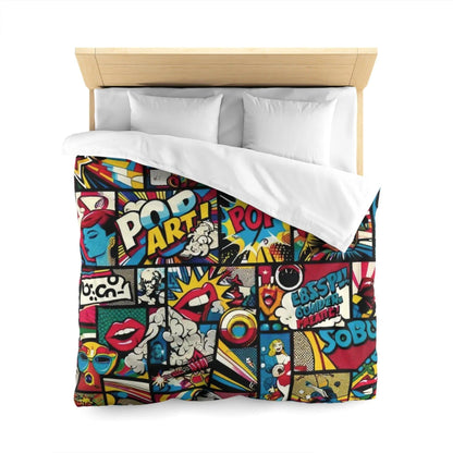 Microfiber Duvet Cover Popart - NOVINC