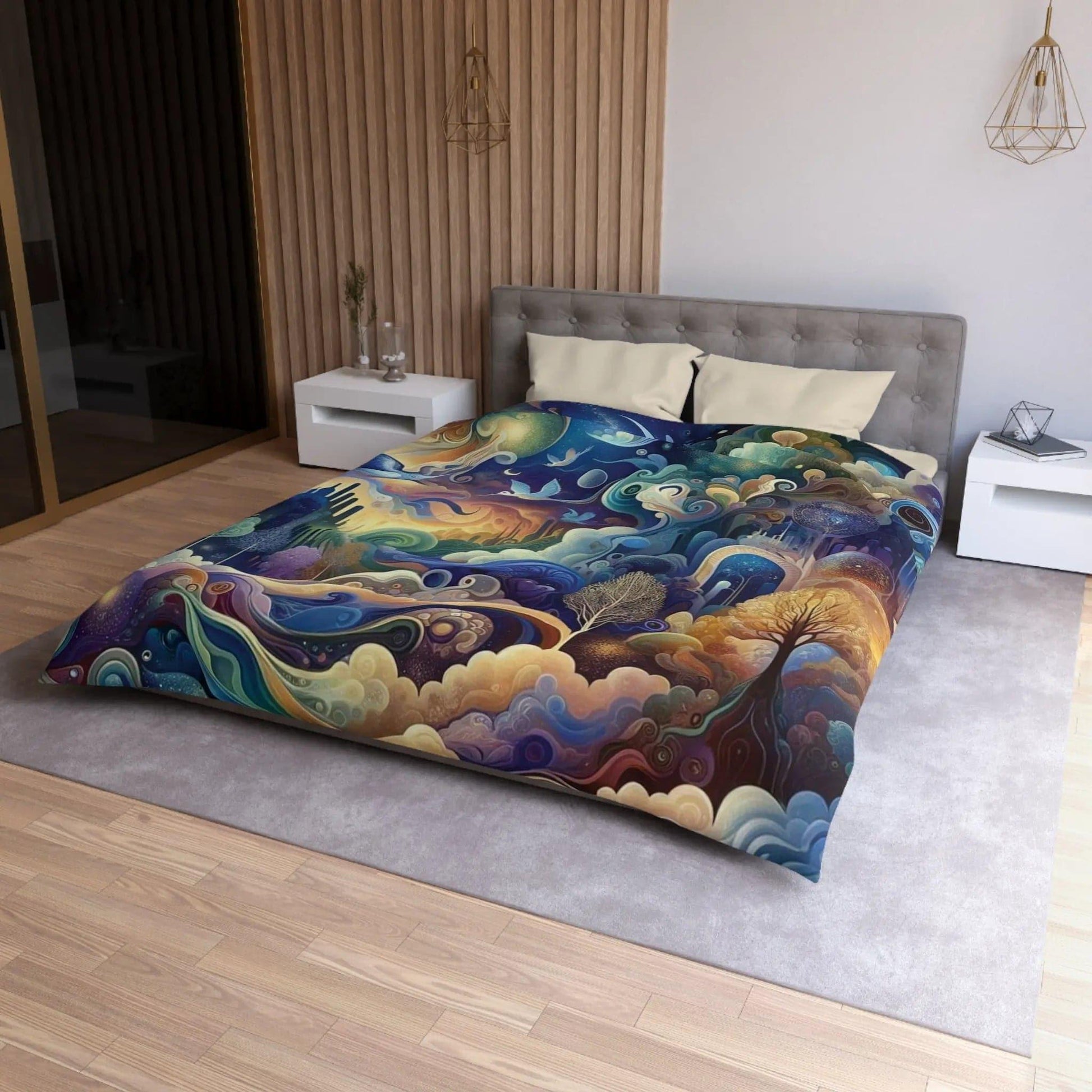 Microfiber Duvet Cover Saimourh - NOVINC