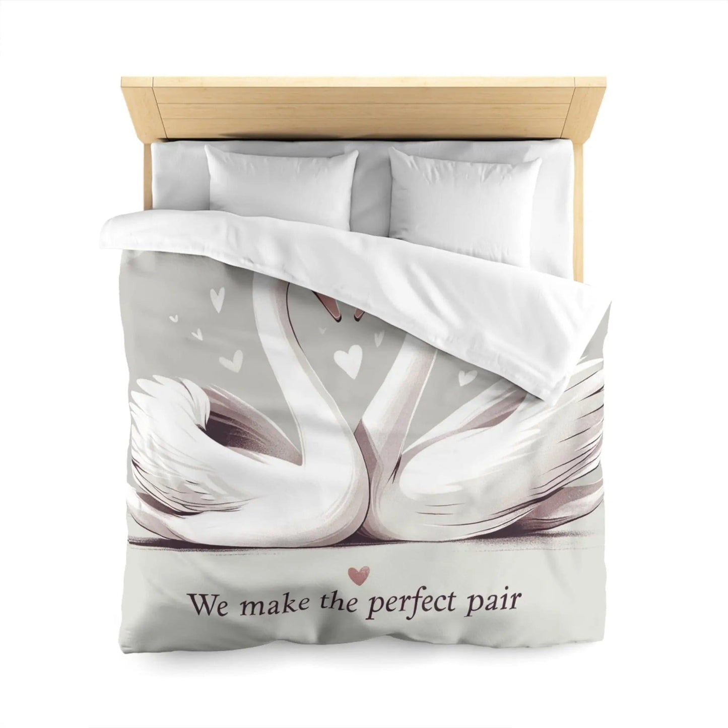 Microfiber Duvet Cover WE MAKE THE PERFECT PAIR D - NOVINC