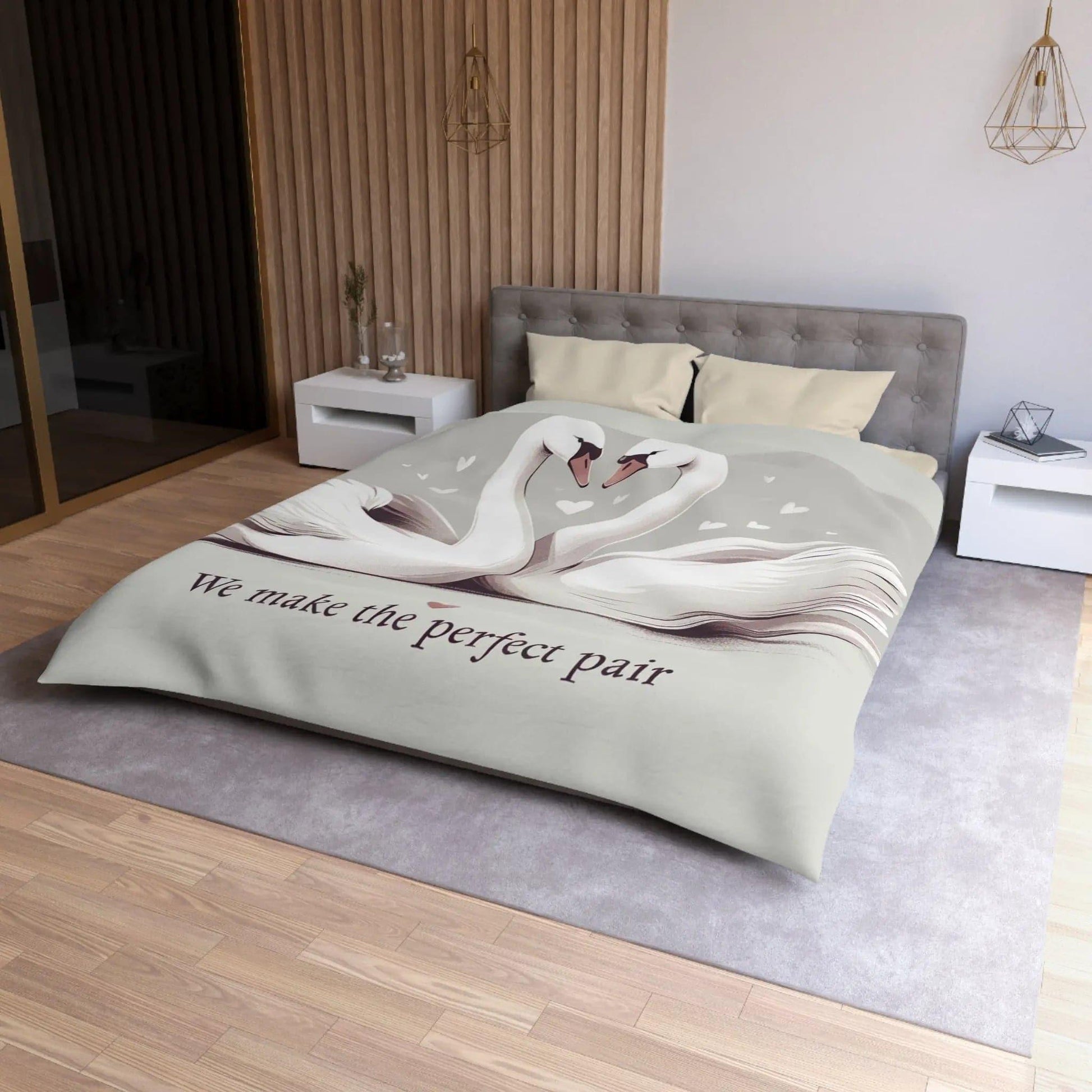 Microfiber Duvet Cover WE MAKE THE PERFECT PAIR D - NOVINC