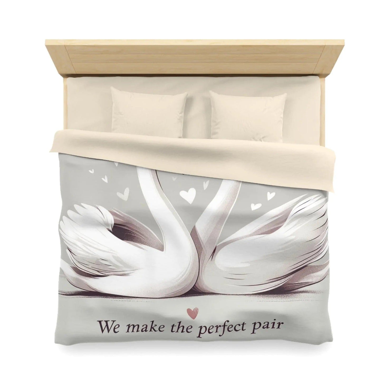 Microfiber Duvet Cover WE MAKE THE PERFECT PAIR D - NOVINC