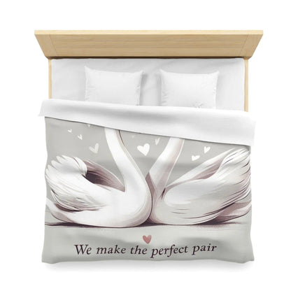 Microfiber Duvet Cover WE MAKE THE PERFECT PAIR D - NOVINC