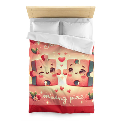 Missing Piece Microfiber Duvet Cover - NOVINC