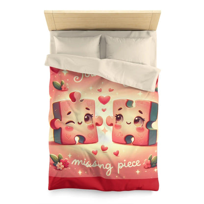 Missing Piece Microfiber Duvet Cover - NOVINC