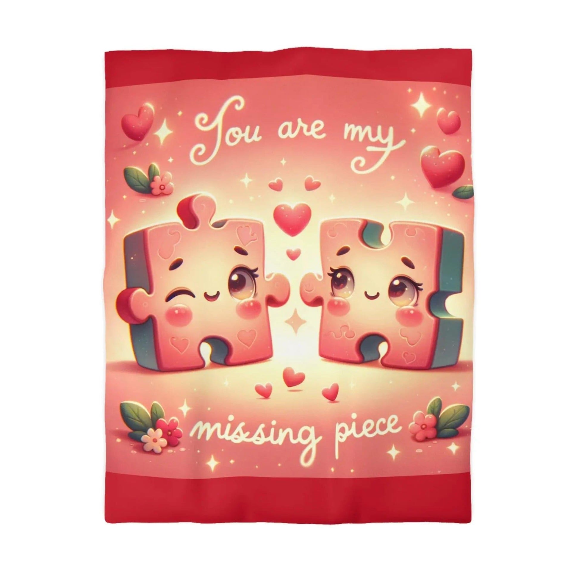 Missing Piece Microfiber Duvet Cover - NOVINC