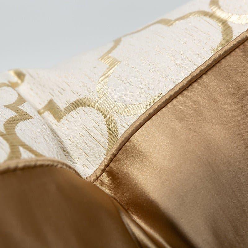 Novinc Diamond - shaped champagne gold pillowcase - NOVINC