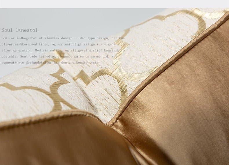 Novinc Diamond - shaped champagne gold pillowcase - NOVINC