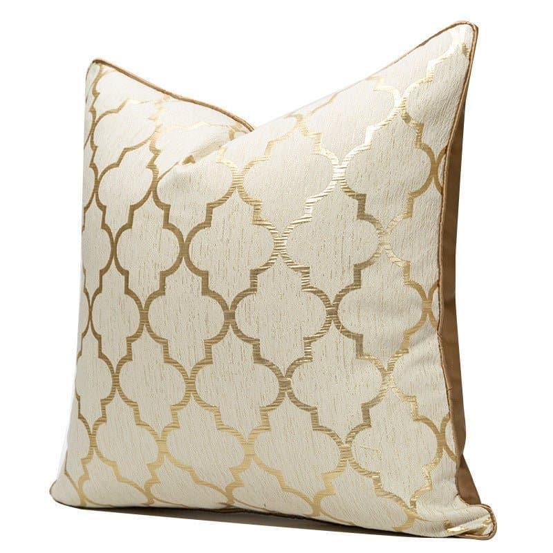 Novinc Diamond - shaped champagne gold pillowcase - NOVINC