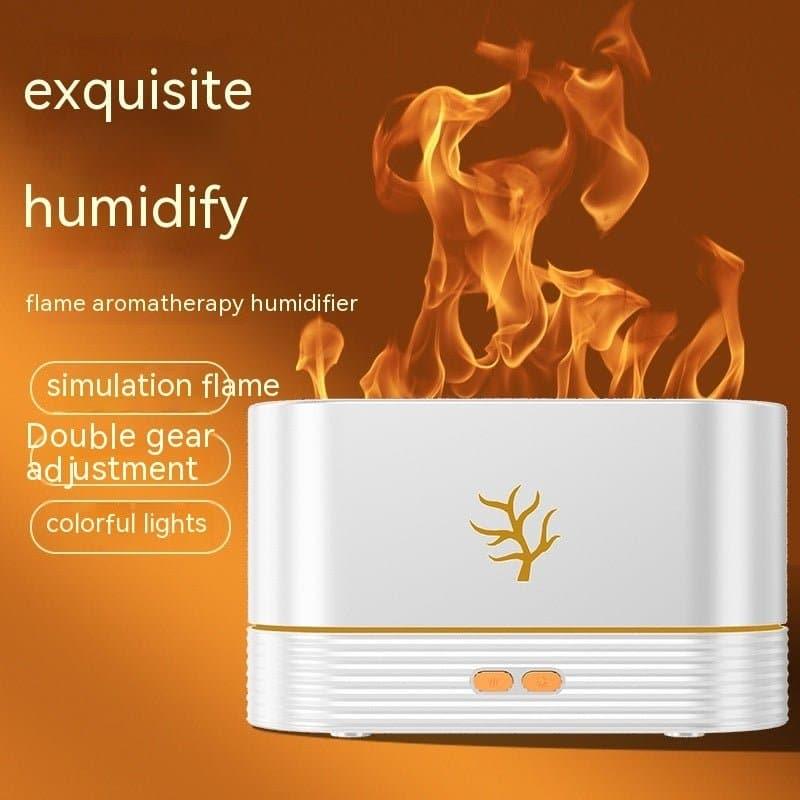 Novinc Flame Humidifier USB Electric Aroma Diffuser Smart Timing LED - NOVINC