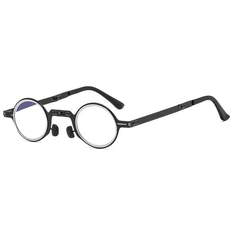 Novinc Folding Portable Hyperopia Glasses, Metal Frame Glasses - NOVINC