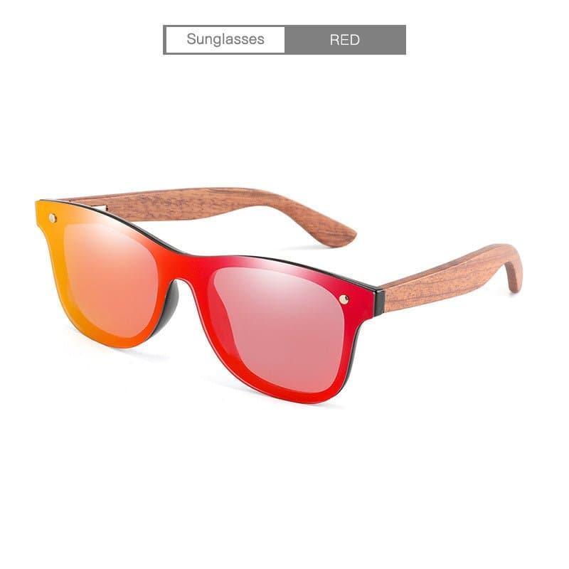 Rainbow Bridge Wooden Polarized Sunglasses - NOVINC