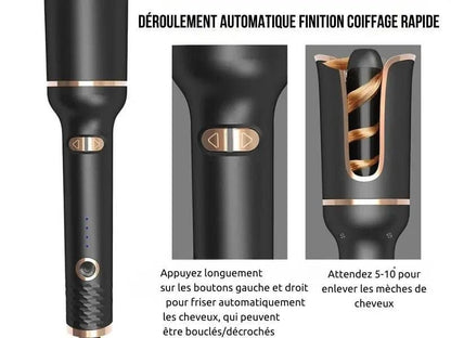 Spin - n - Curl - Fer à friser à rotation automatique - NOVINC