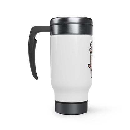 Stainless Steel Travel Mug with Handle, 14oz - NOVINC