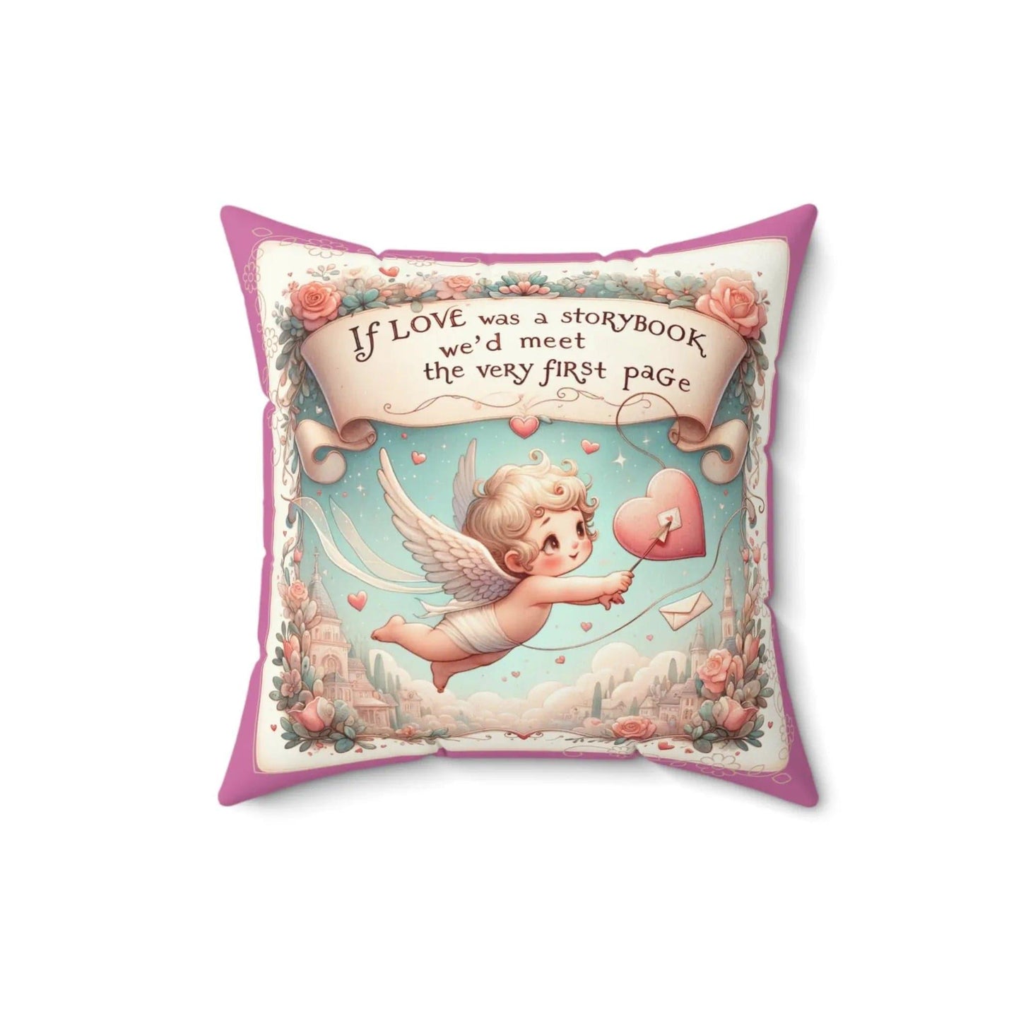 StoryBook Polyester Square Pillow - NOVINC