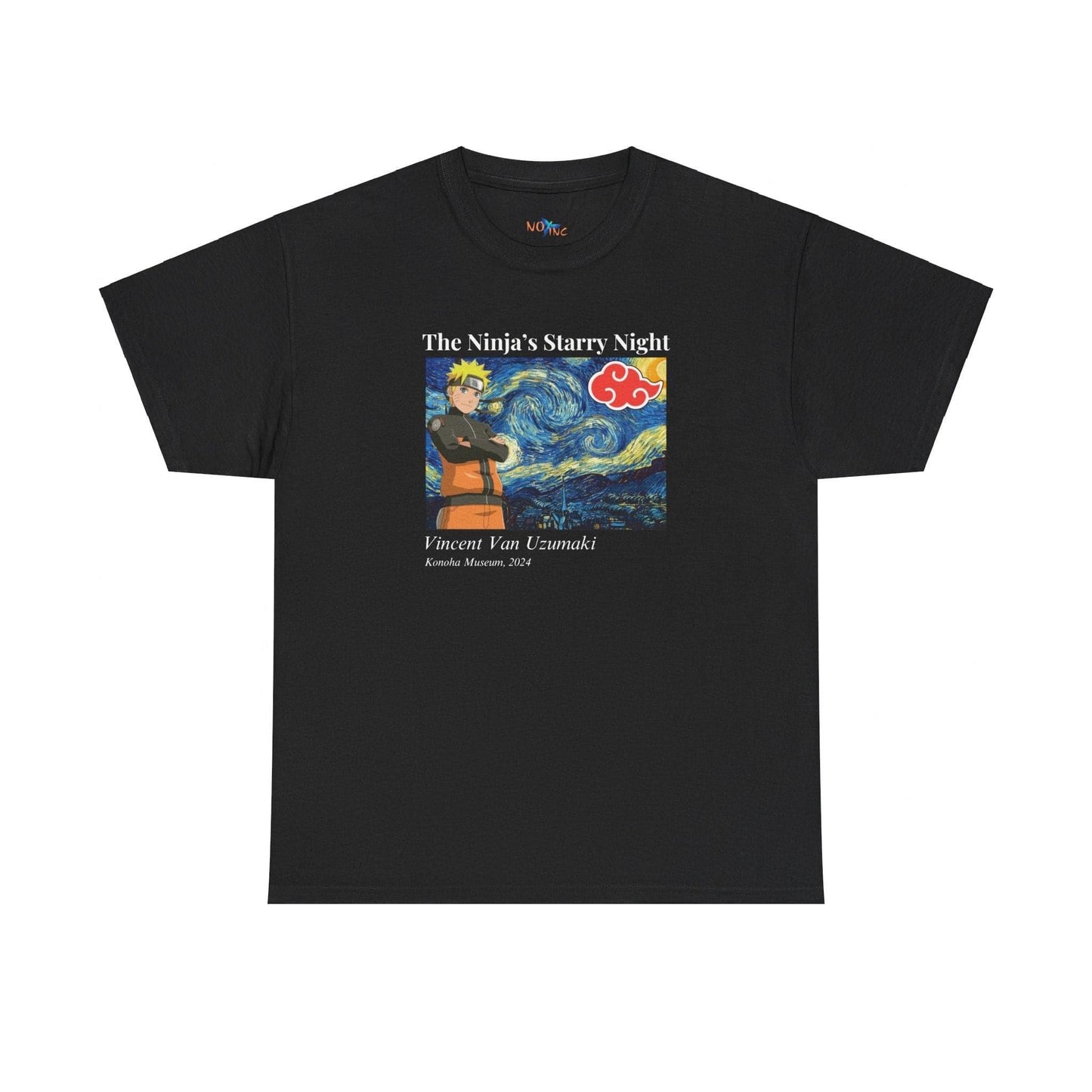 The Ninja's Starry Night - Unisex Heavy Cotton Tee - NOVINC