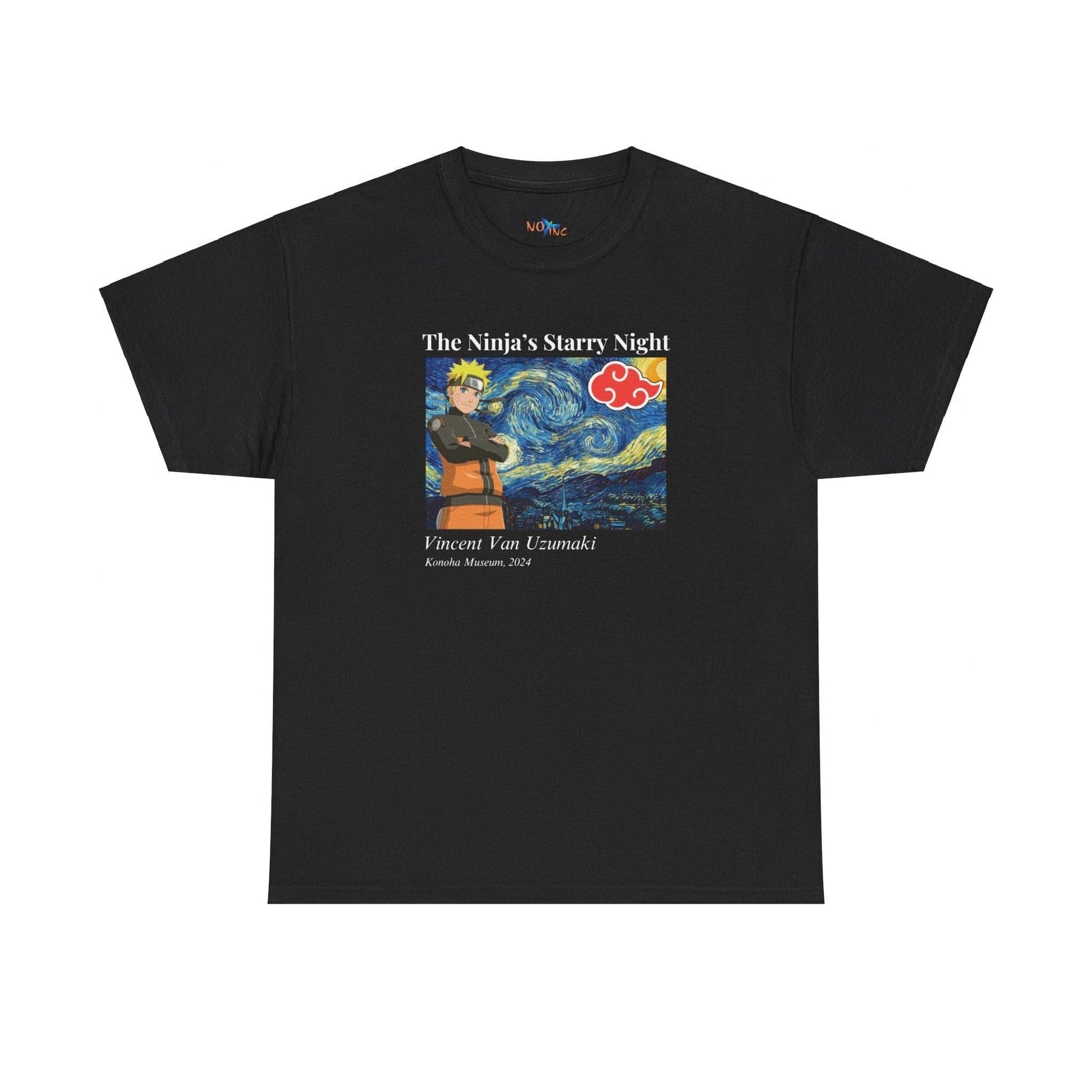 The Ninja's Starry Night - Unisex Heavy Cotton Tee - NOVINC