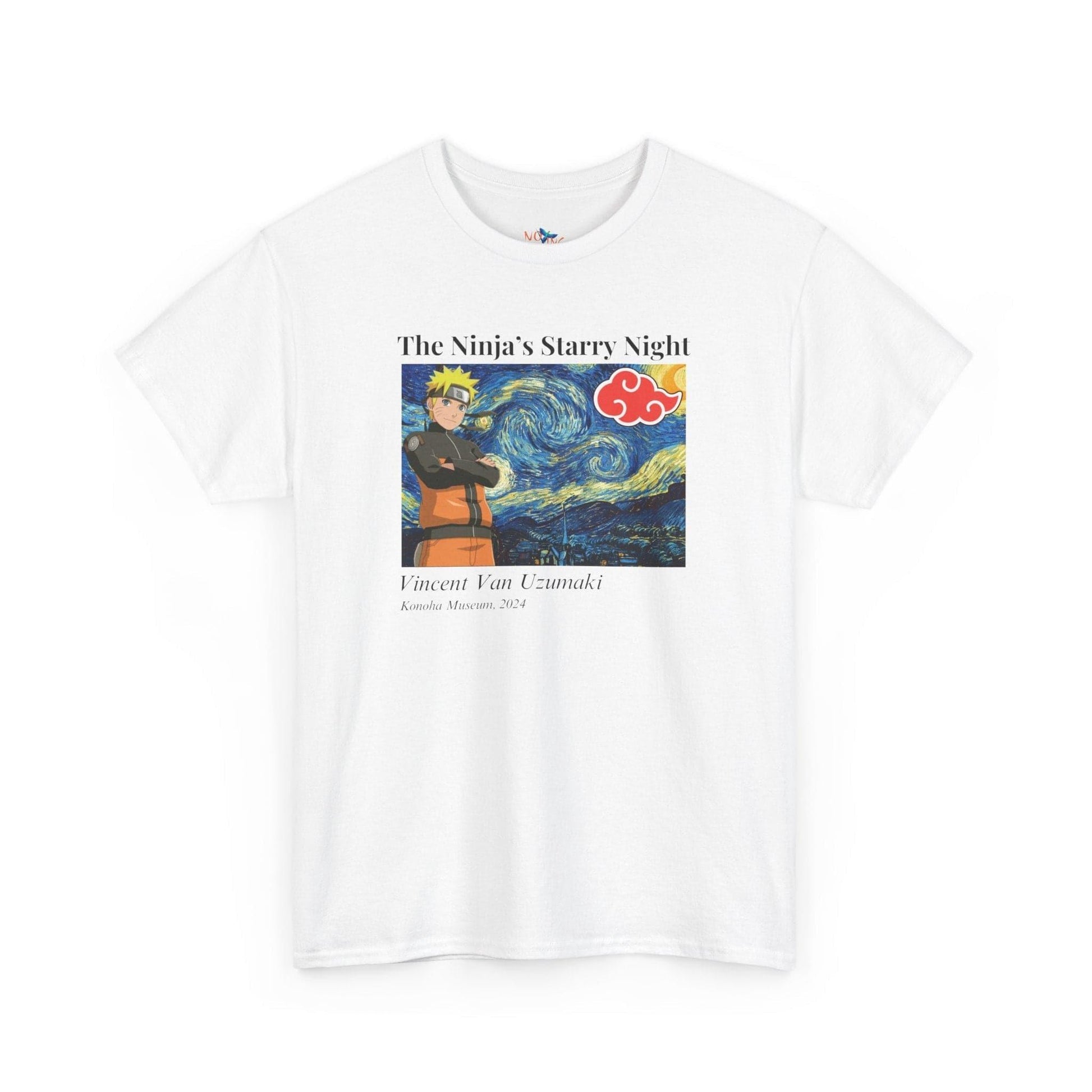 The Ninja's Starry Night - Unisex Heavy Cotton Tee - NOVINC