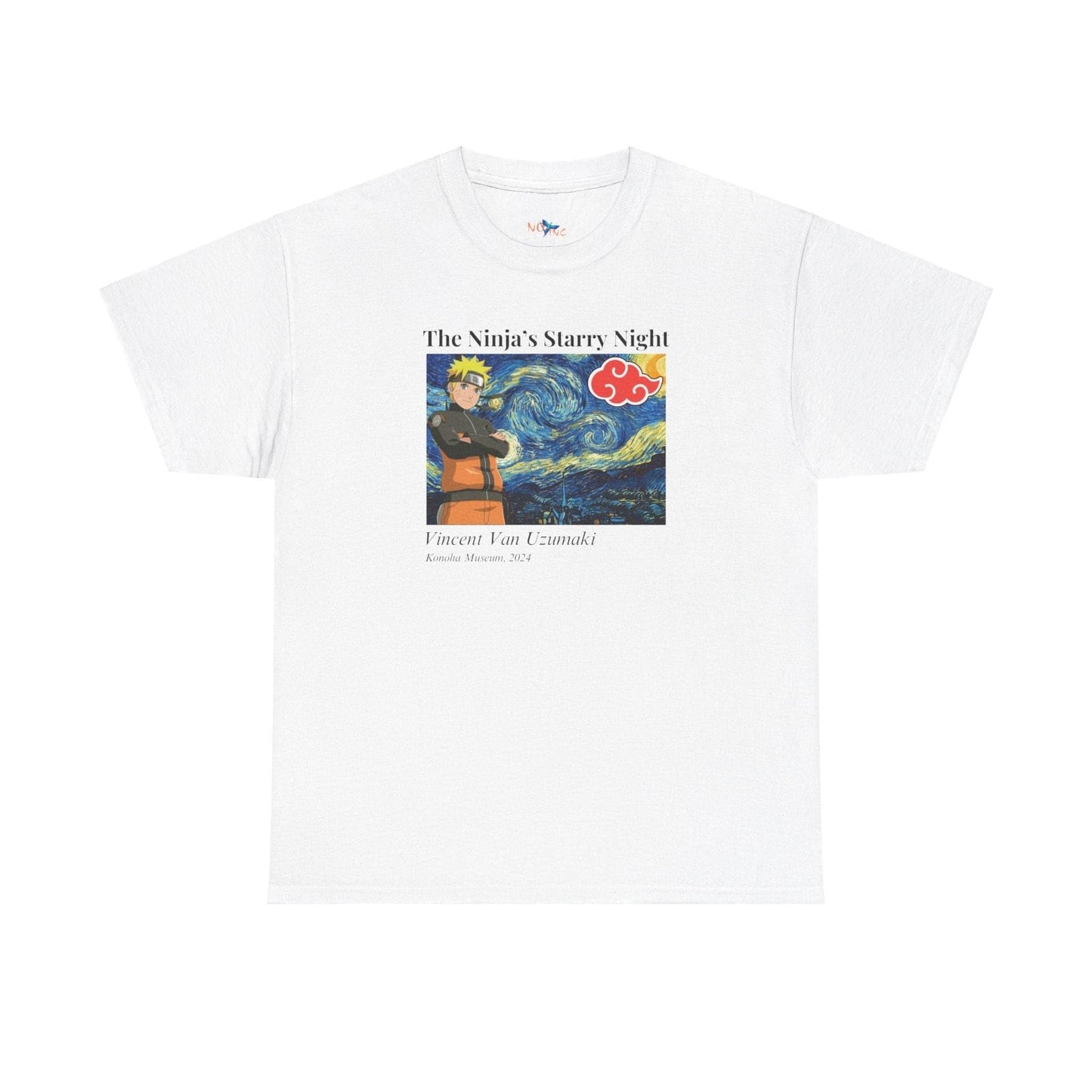 The Ninja's Starry Night - Unisex Heavy Cotton Tee - NOVINC