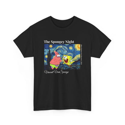 The Spongey Night - Unisex Heavy Cotton Tee - NOVINC