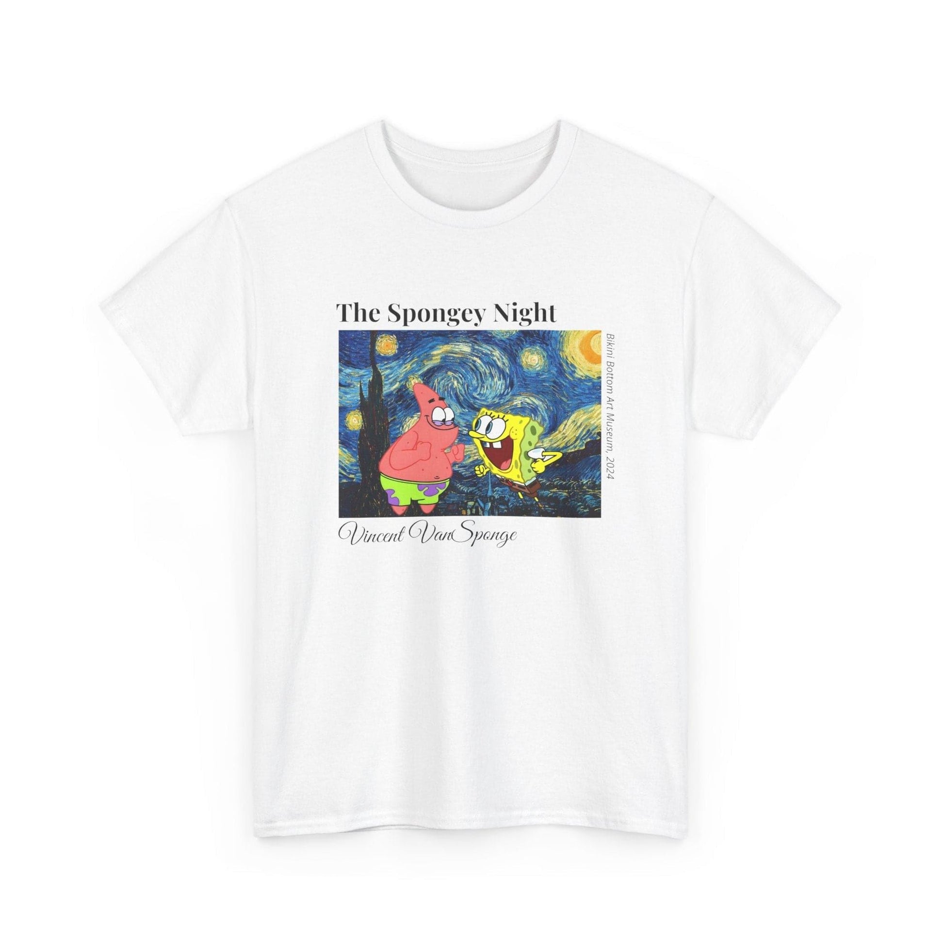 The Spongey Night - Unisex Heavy Cotton Tee - NOVINC