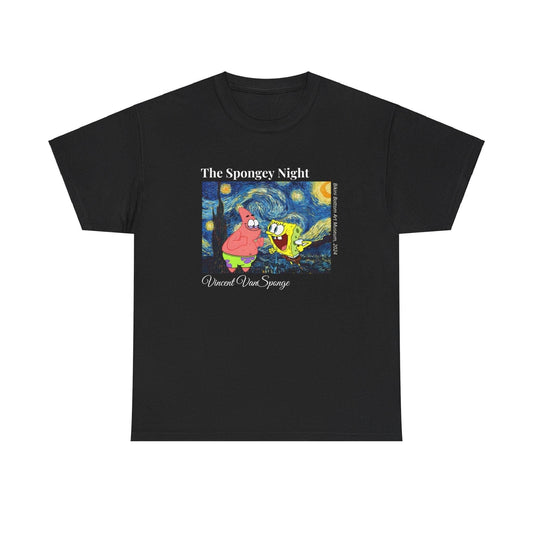 The Spongey Night - Unisex Heavy Cotton Tee - NOVINC