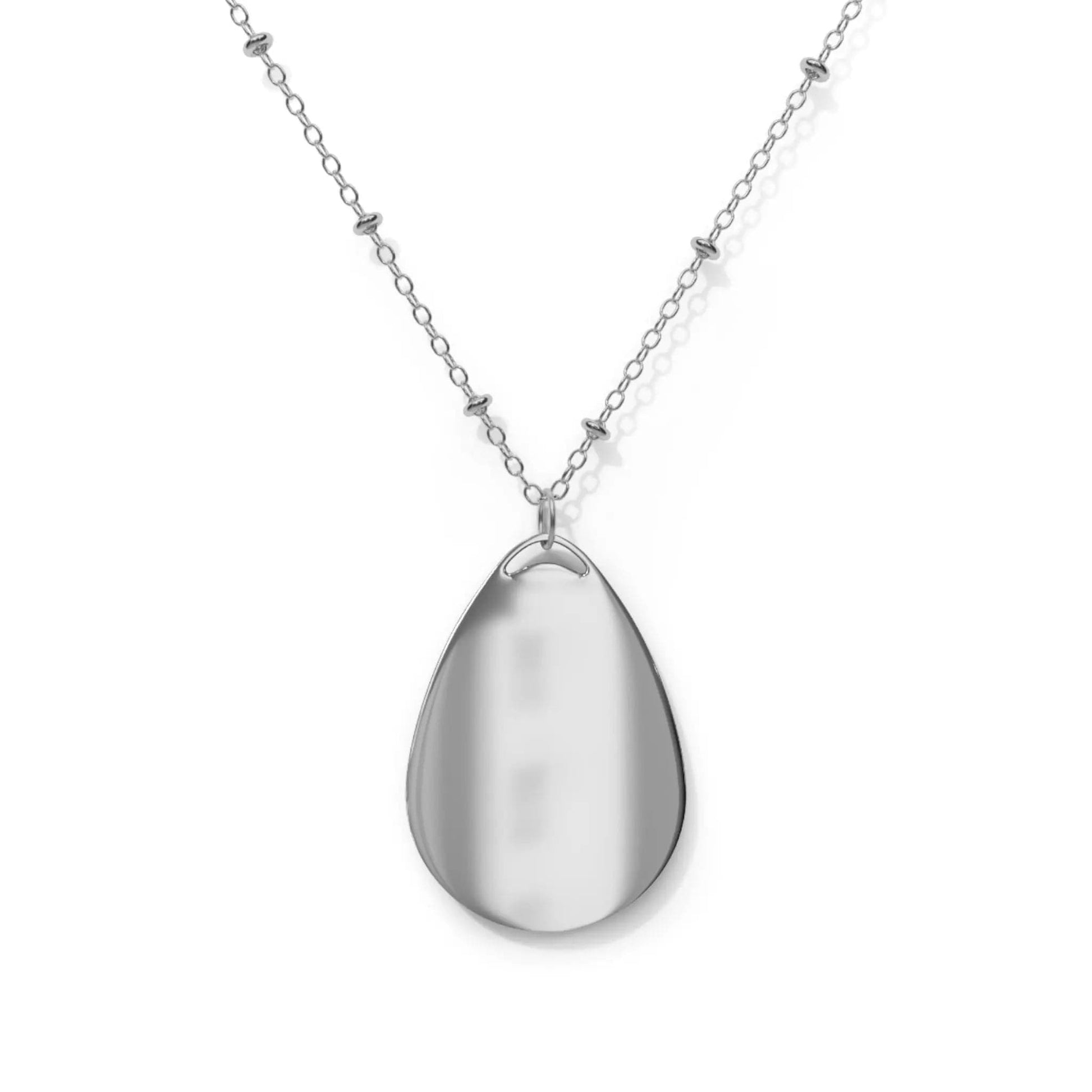 Wherever You Go Oval Necklace - NOVINC