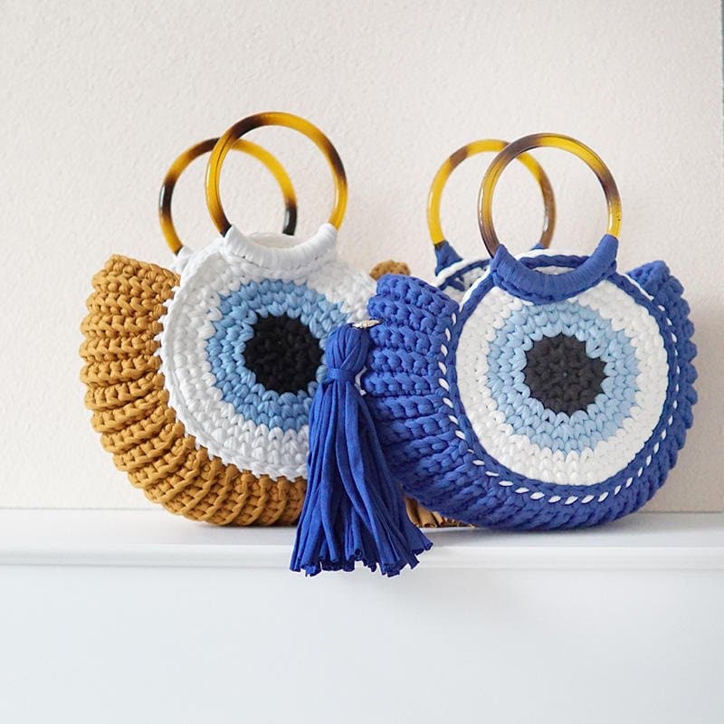 Woven Bag Big Eye Monster Large Capacity - NOVINC