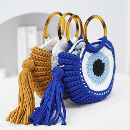 Woven Bag Big Eye Monster Large Capacity - NOVINC