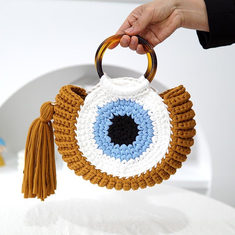 Woven Bag Big Eye Monster Large Capacity - NOVINC