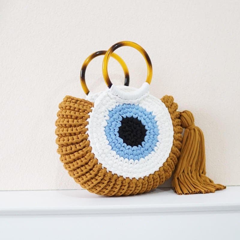 Woven Bag Big Eye Monster Large Capacity - NOVINC